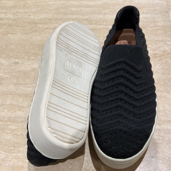 Dunes memory foam sneakers black size 6 New - Picture 5 of 7